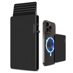 TOYFID All-Aluminum Pop Up Slide Rfid Slim Basic Card personalized wallet for men